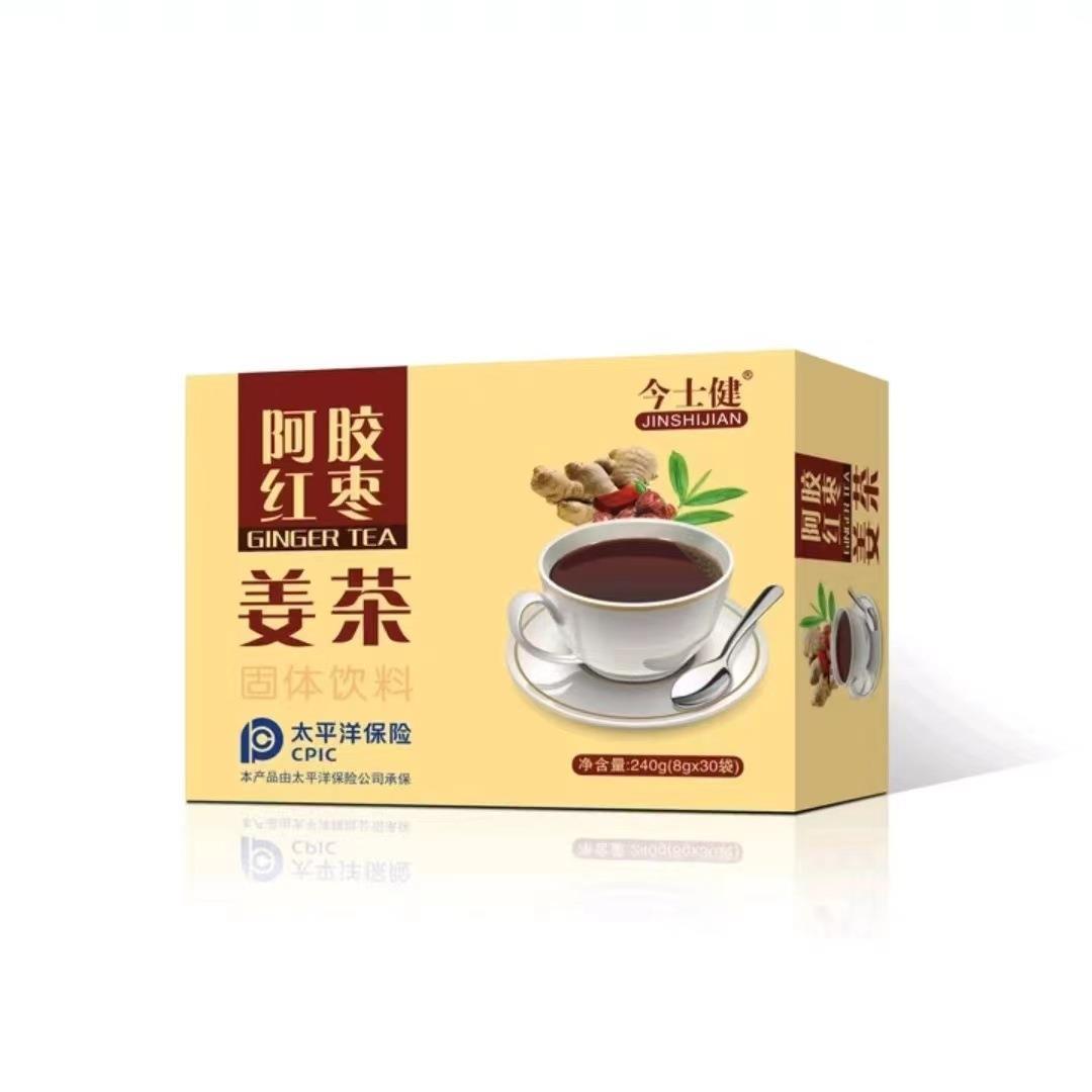 阿胶红枣姜茶